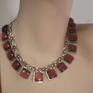 1960's Cranberry Necklace